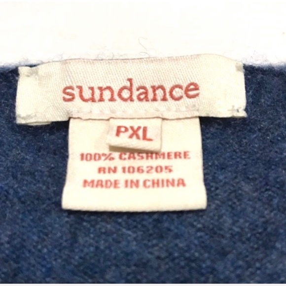 Blue Cashmere Petite Cardigan - Picture 8 of 10